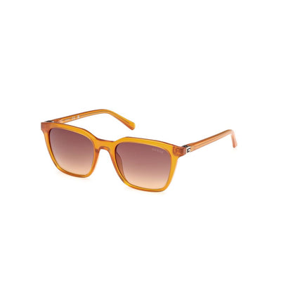 Occhiali da sole Guess con montatura arancione in resina