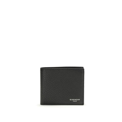 Portafoglio Givenchy in pelle di vitello nera Bos Taurus