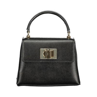 Sac à main en cuir noir Furla pour femme