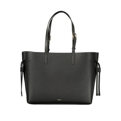 Sac à main en cuir noir Furla pour femme
