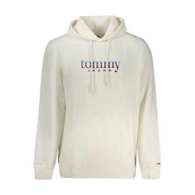 Felpa con cappuccio Tommy Hilfiger da uomo in cotone bianca