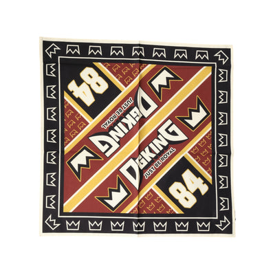 Dolce & Gabbana Multicolor DG King Square Foulard Men 50.5cm x 50cm Scarf