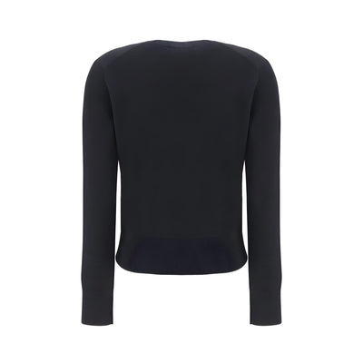 Ami Paris Black Wool Sweatshirt