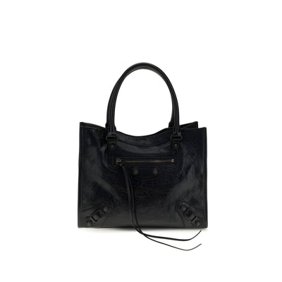 Balenciaga Black Leather Shoulder Bag