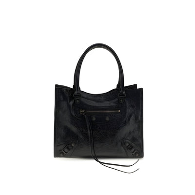 Balenciaga Black Leather Shoulder Bag