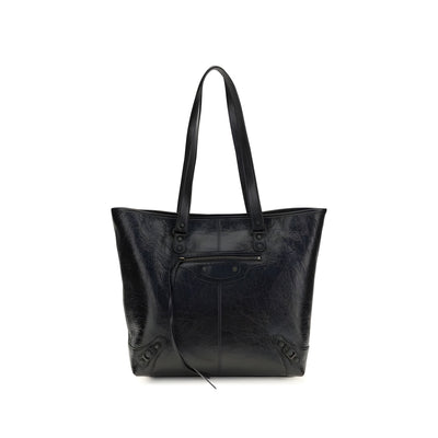 Balenciaga Black Leather Shoulder Bag