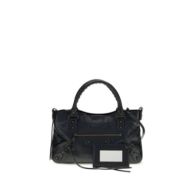 Balenciaga Black Leather Shoulder Bag