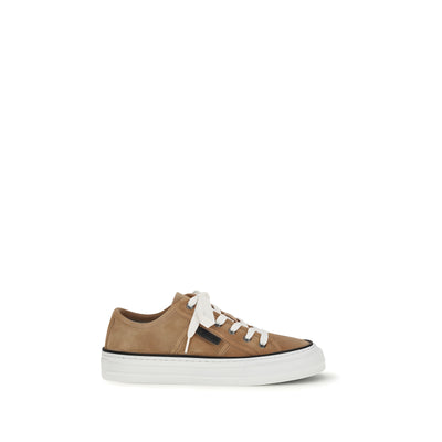 Brunello Cucinelli Beige Low Top Sneakers
