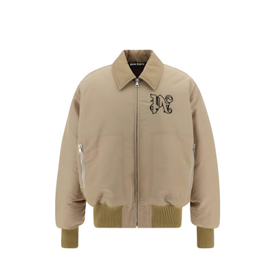 Bomber Palm Angels beige en polyamide
