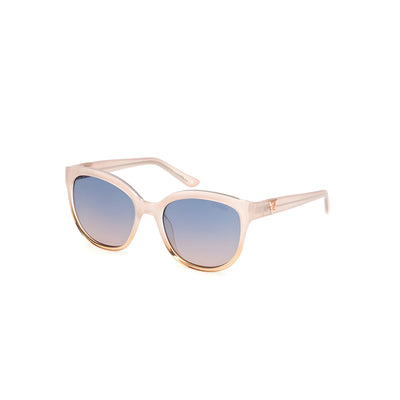 Lunettes de soleil Guess en résine beige