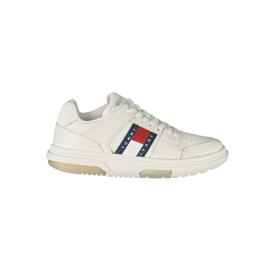 Tommy Hilfiger White Leather Sneakers