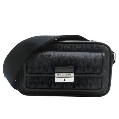 Michael Kors Black Canvas Crossbody Bag