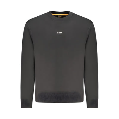 Hugo Boss Black Cotton Sweatshirt