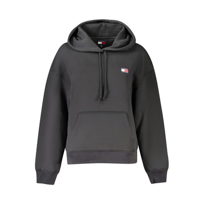 Sweat-shirt Tommy Hilfiger noir en coton pour femme