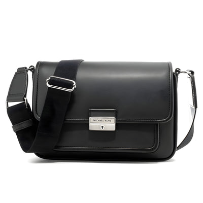 Sac à bandoulière en cuir noir Michael Kors