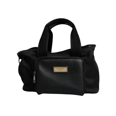 Dolce & Gabbana Black Logo Pet Carry Bag