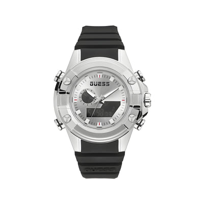 Guess Black Synthetic Sport Watch