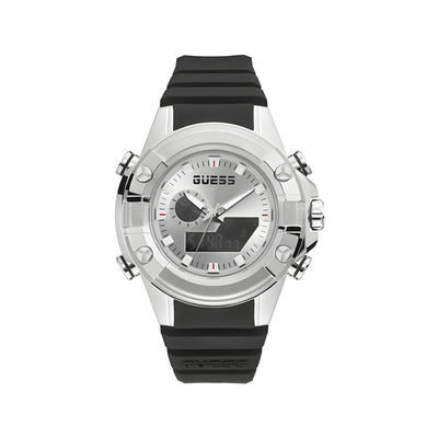 Montre de sport Guess noire en matière synthétique