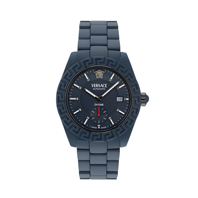 Montre-bracelet Versace en céramique bleue