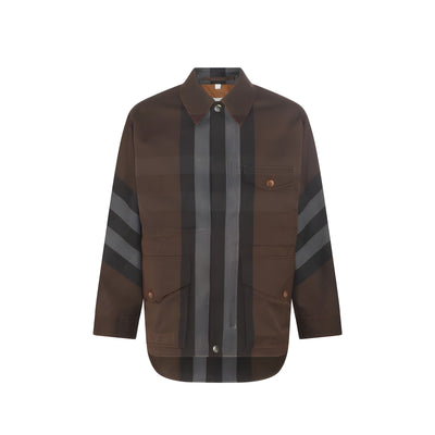 Burberry Brown Cotton Parka