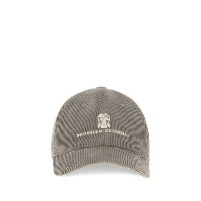 Brunello Cucinelli Beige Cotton Cap (Baseball Hat)