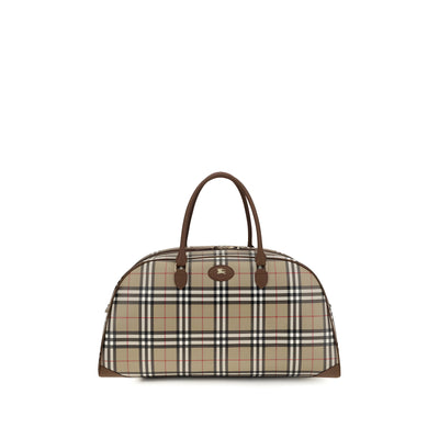 Burberry Beige Cotton Shoulder Bag