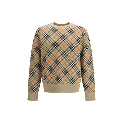 Burberry Beige Cotton Sweatshirt