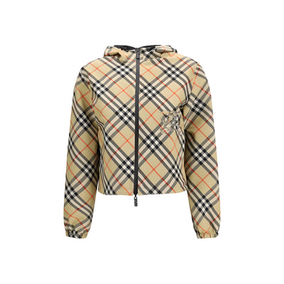 Burberry Beige Polyester Full-Length Jacket