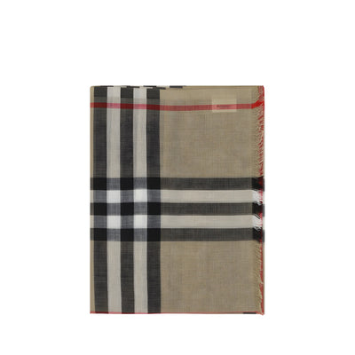 Burberry Beige Wool Scarf