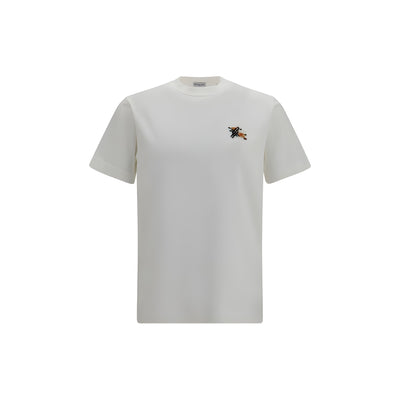 Burberry White Cotton T-Shirt