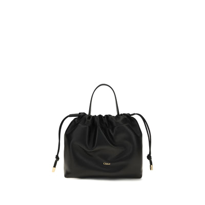 Chloé Black Leather Shoulder Bag