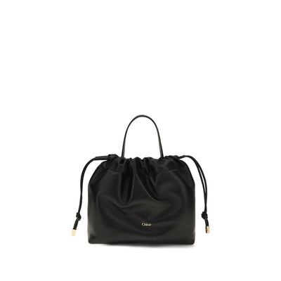 Chloé Black Leather Shoulder Bag
