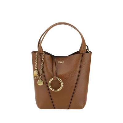 Chloé Brown Spin Shoulder Bag