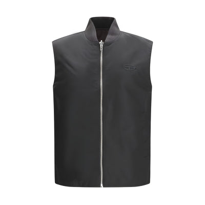 Diesel Brown Sleeveless Jacket
