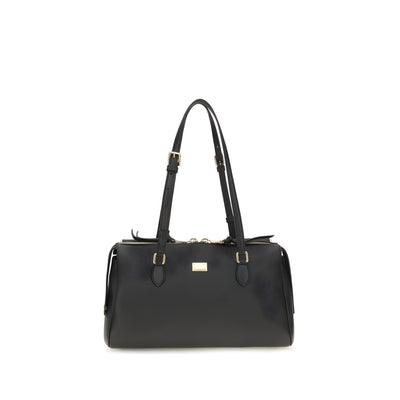 Dolce & Gabbana Black Leather Shoulder Bag