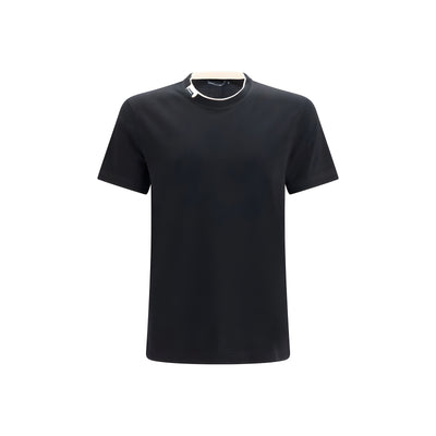 Dolce & Gabbana Black Cotton T-Shirt