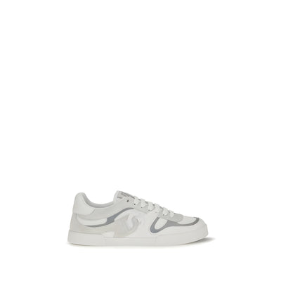 Dolce & Gabbana White Calf Leather Low Top Sneakers