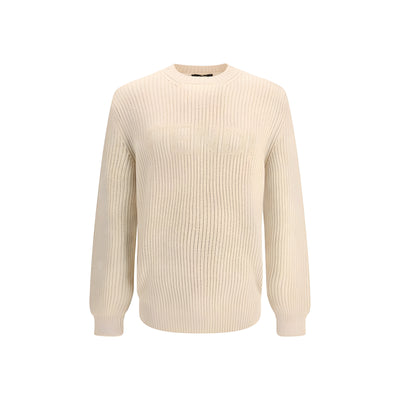 Fendi Beige Wool Sweatshirt