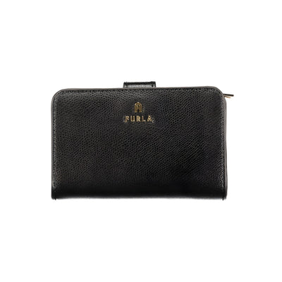 Furla Black Leather Women Wallet