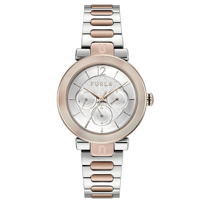 Furla Gray Stainless Steel Dress Watch