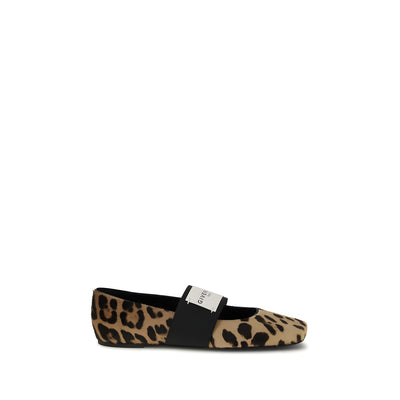 Givenchy Beige Calf Leather Ballet Flats