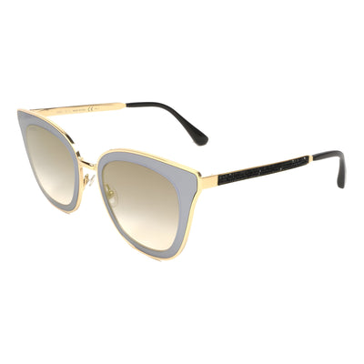 Lunettes de soleil Jimmy Choo en métal doré