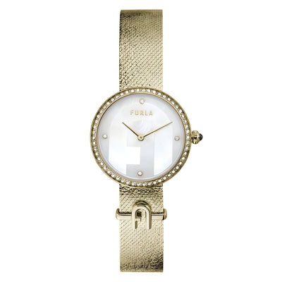 Furla Gold Stainless Steel Dress Watch