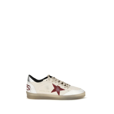 Golden Goose White Calf Leather Low Top Sneakers
