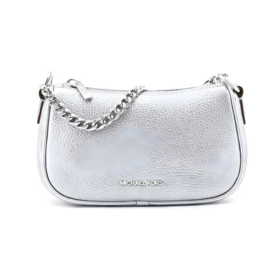 Michael Kors Grey Leather Shoulder Bag