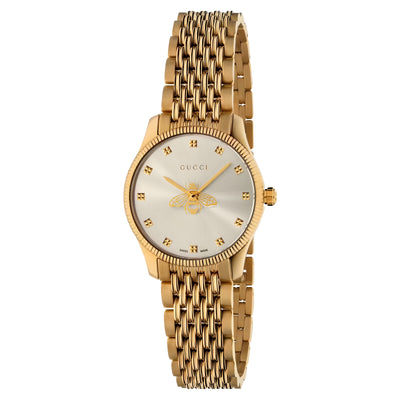 Gucci Gold Stainless Steel Dress Watch