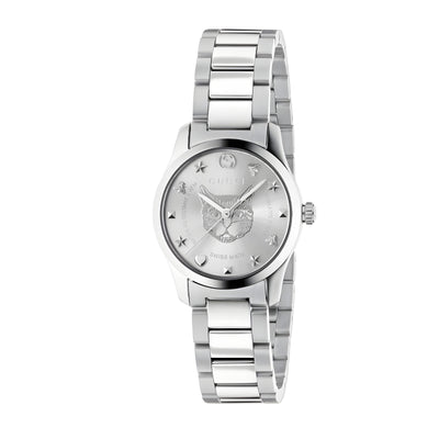 Gucci Gray Stainless Steel Dress Watch