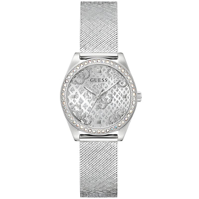 Guess Gray Stainless Steel Dress Watch