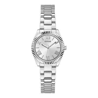 Guess Gray Stainless Steel Dress Watch