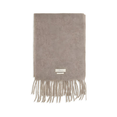 Jacquemus Beige Mohair Scarf